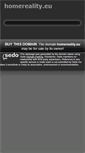 Mobile Screenshot of homereality.eu